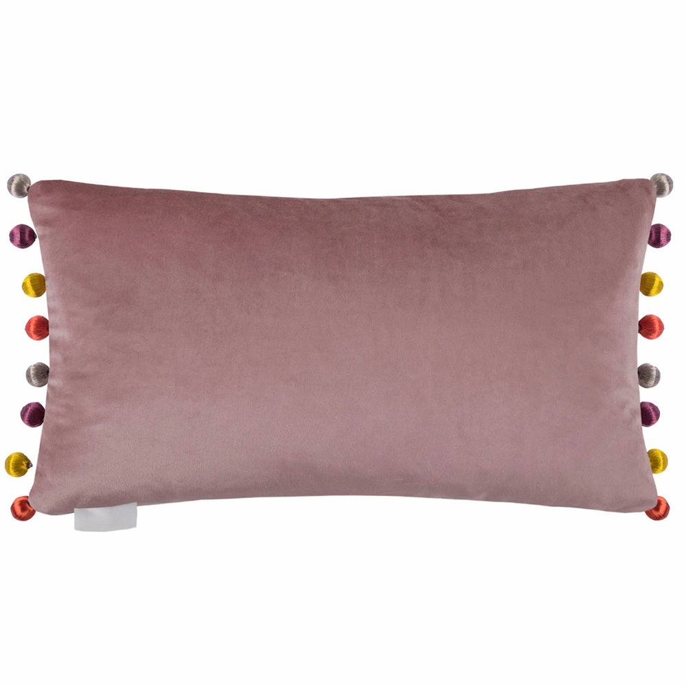 Nada Printed Feather Cushion Amethyst