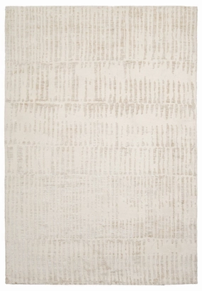 Nahba Ivory And Cream Textured Tribal Rugmodern color block patchwork rug