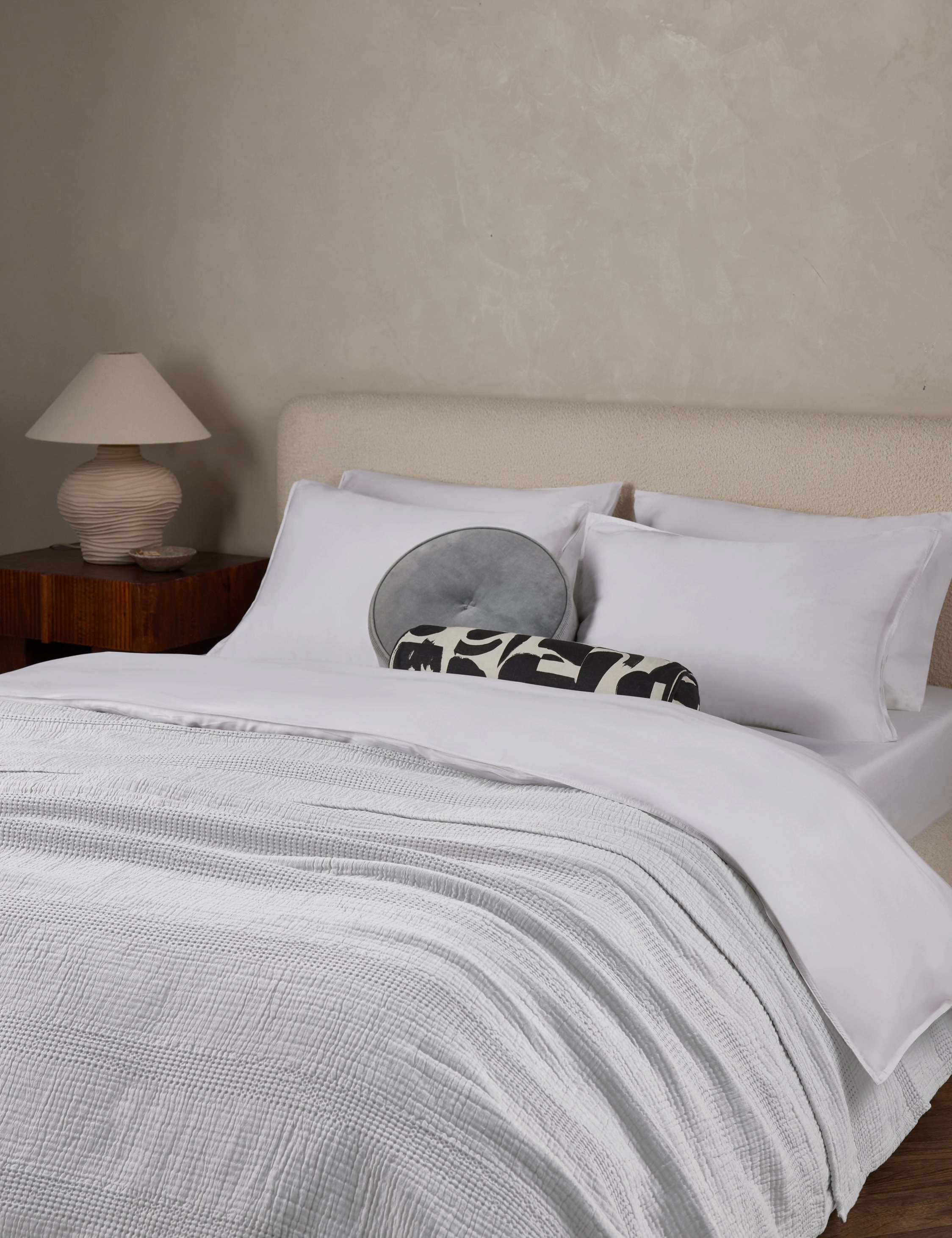 Nantucket Cotton Matelass Coverlet by Pom Pom at Home