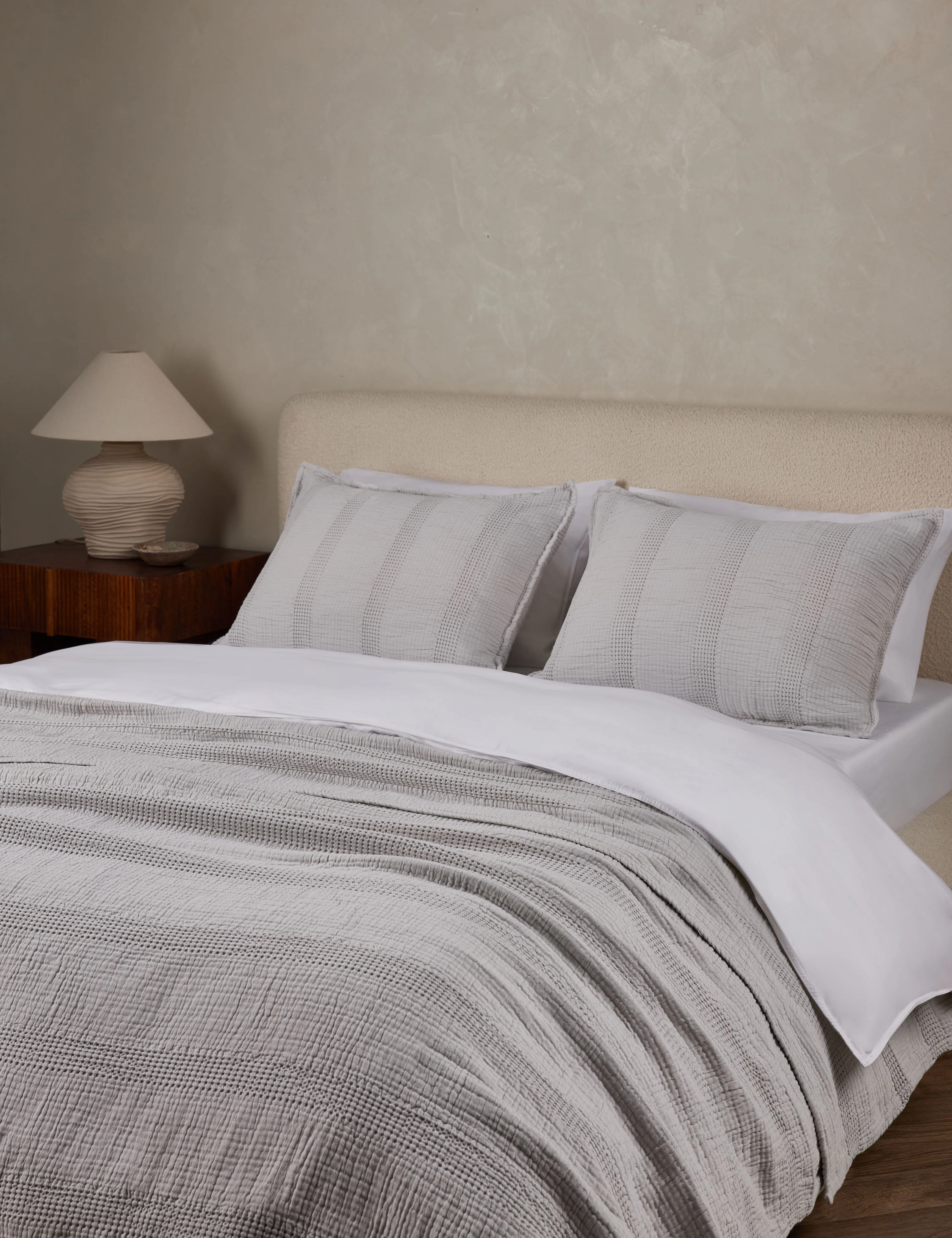 Nantucket Cotton Matelass Coverlet by Pom Pom at Home