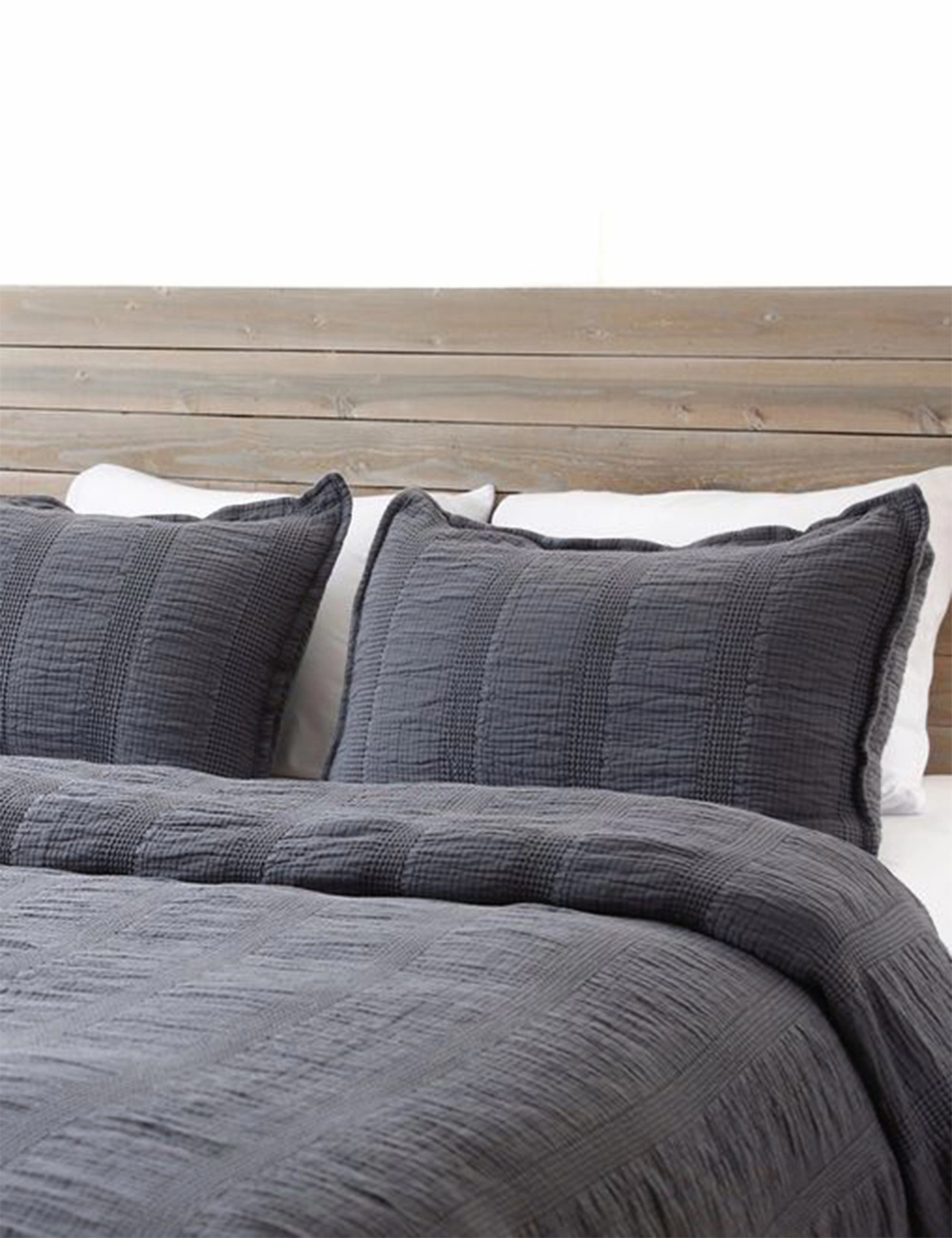 Nantucket Cotton Matelass Sham by Pom Pom at Home