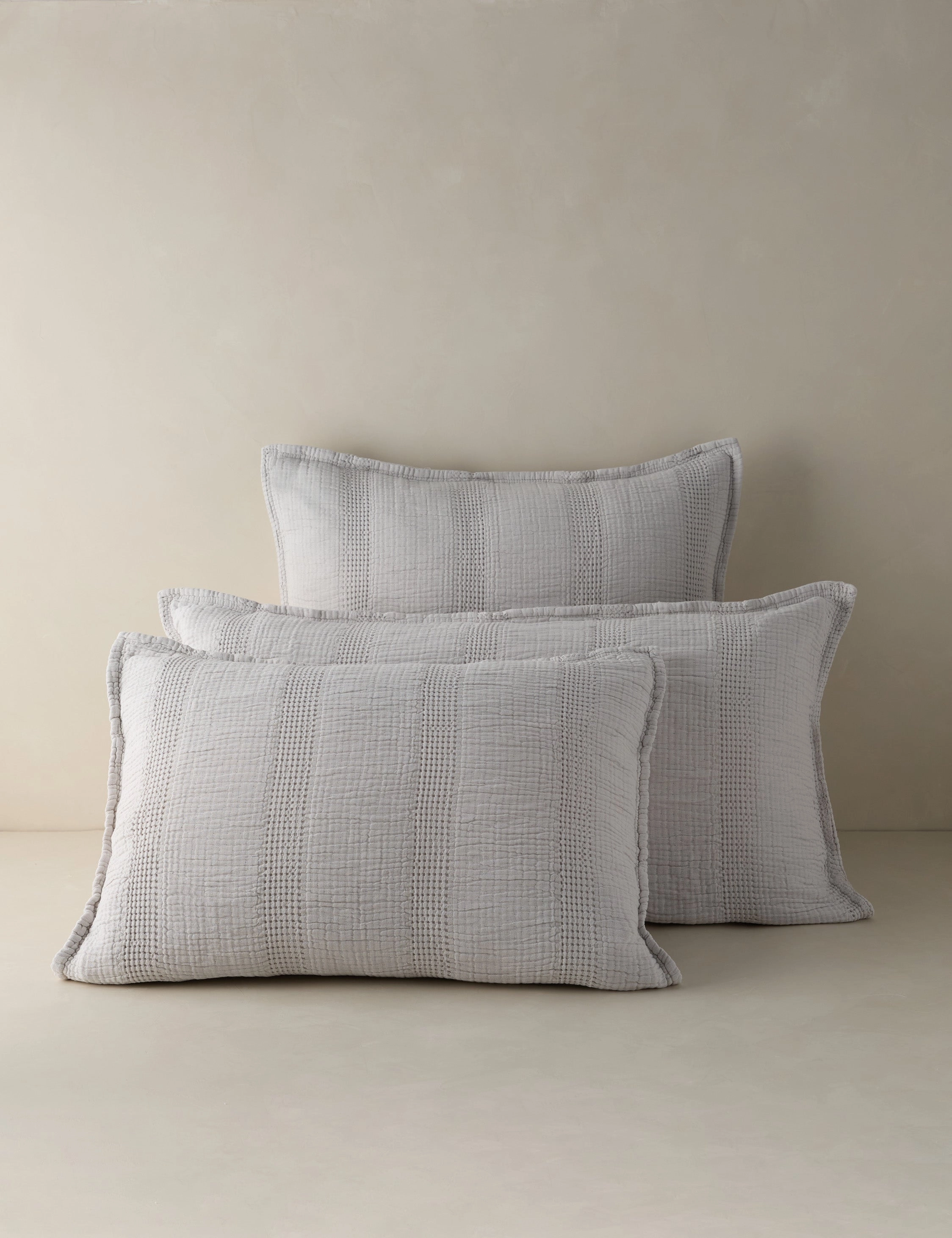 Nantucket Cotton Matelass Sham by Pom Pom at Home