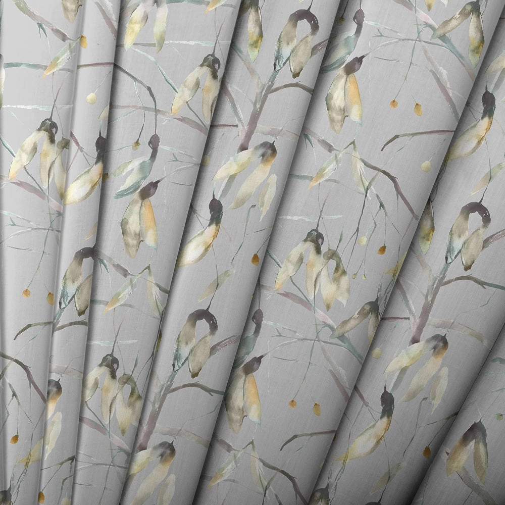 Nara Printed Made to Measure Curtains Emerald