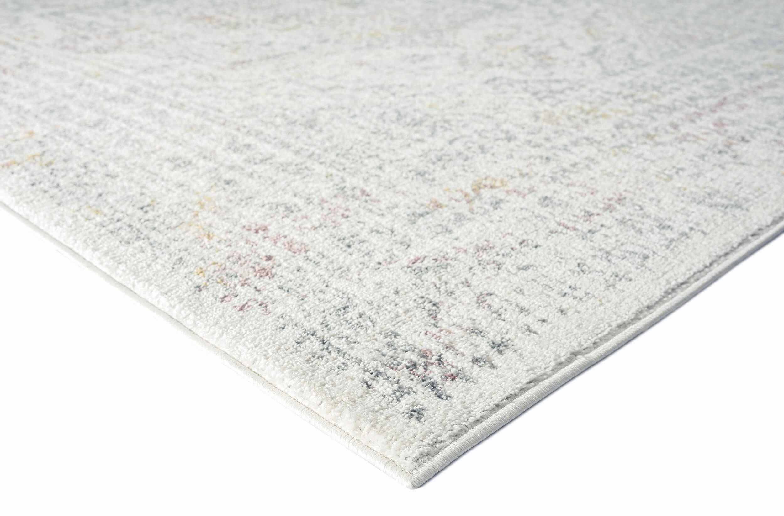 Nasya Pink Yellow and Grey Traditional Medallion Rug *NO RETURNS UNLESS FAULTY