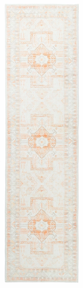 Natalya Orange Washable Runner Rug *NO RETURNS UNLESS FAULTYmodern color block patchwork rug