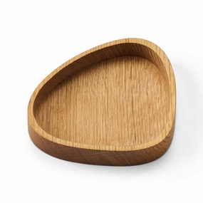 Natural Curved Wooden Coaster Boxnordic style desktop ornaments