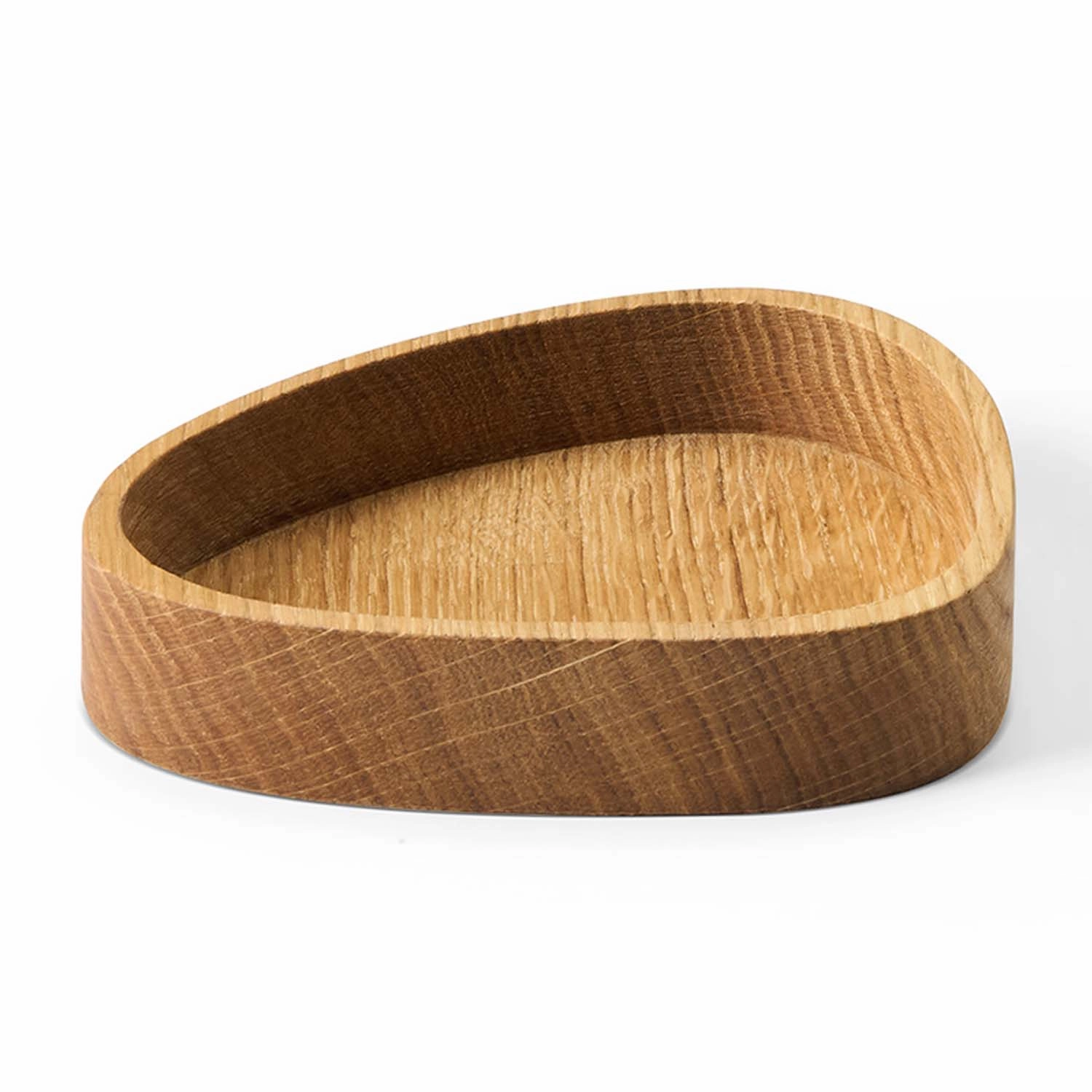 Natural Curved Wooden Coaster Box