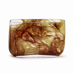 Natural Swirl Blown Vase - Smallnordic minimalist vase