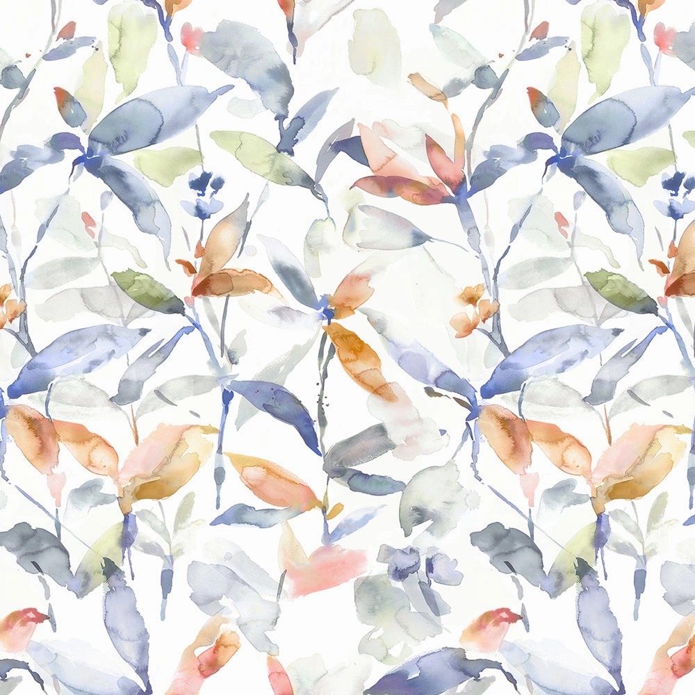 Naura Printed Cotton Made to Measure Roman Blinds Clementine Natural
