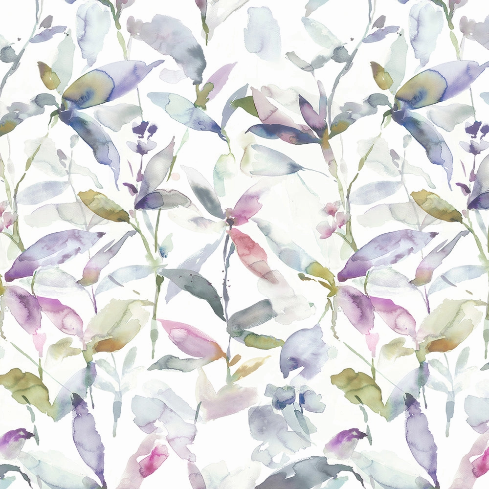 Naura Printed Cotton Made to Measure Roman Blinds Fig Natural