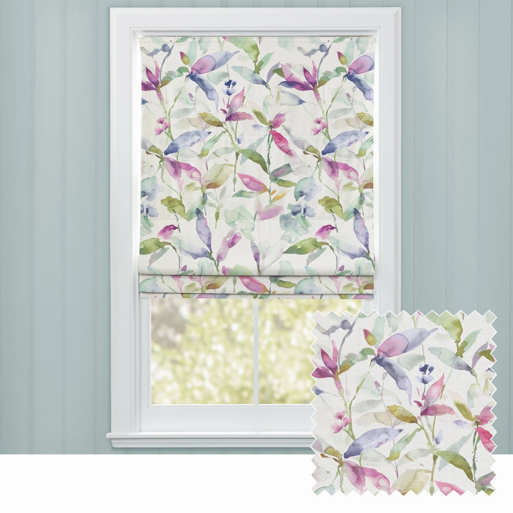 Naura Printed Cotton Made to Measure Roman Blinds Summerbedding sets ,throw blankets 