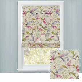Naura Printed Cotton Made to Measure Roman Blinds Summer Naturalbedding sets ,throw blankets 