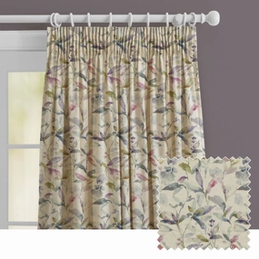 Naura Printed Made to Measure Curtains Fig Naturalbedding sets ,throw blankets 