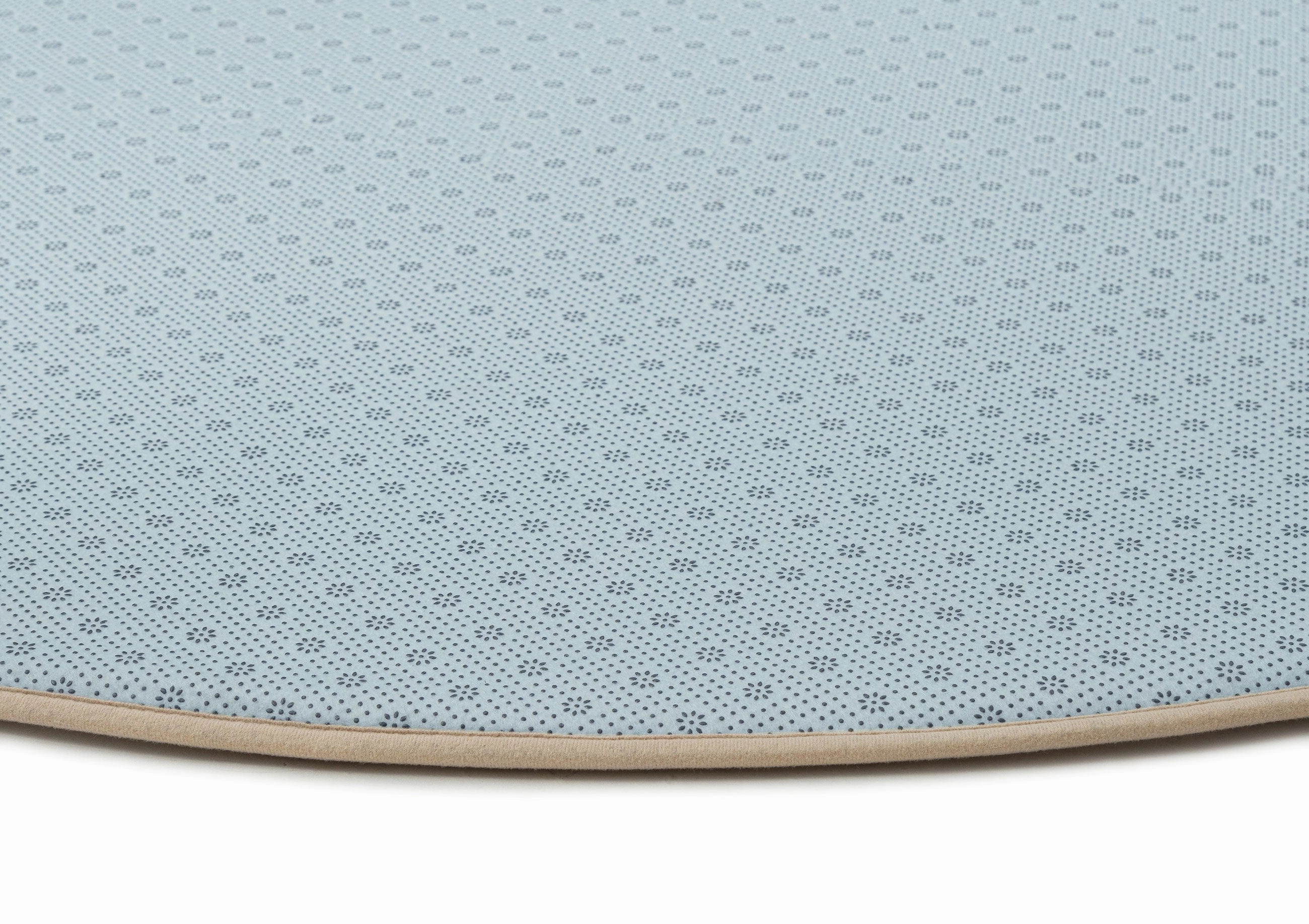 Neci Neutral Cream Plush Rollie Pollie Round Playmat