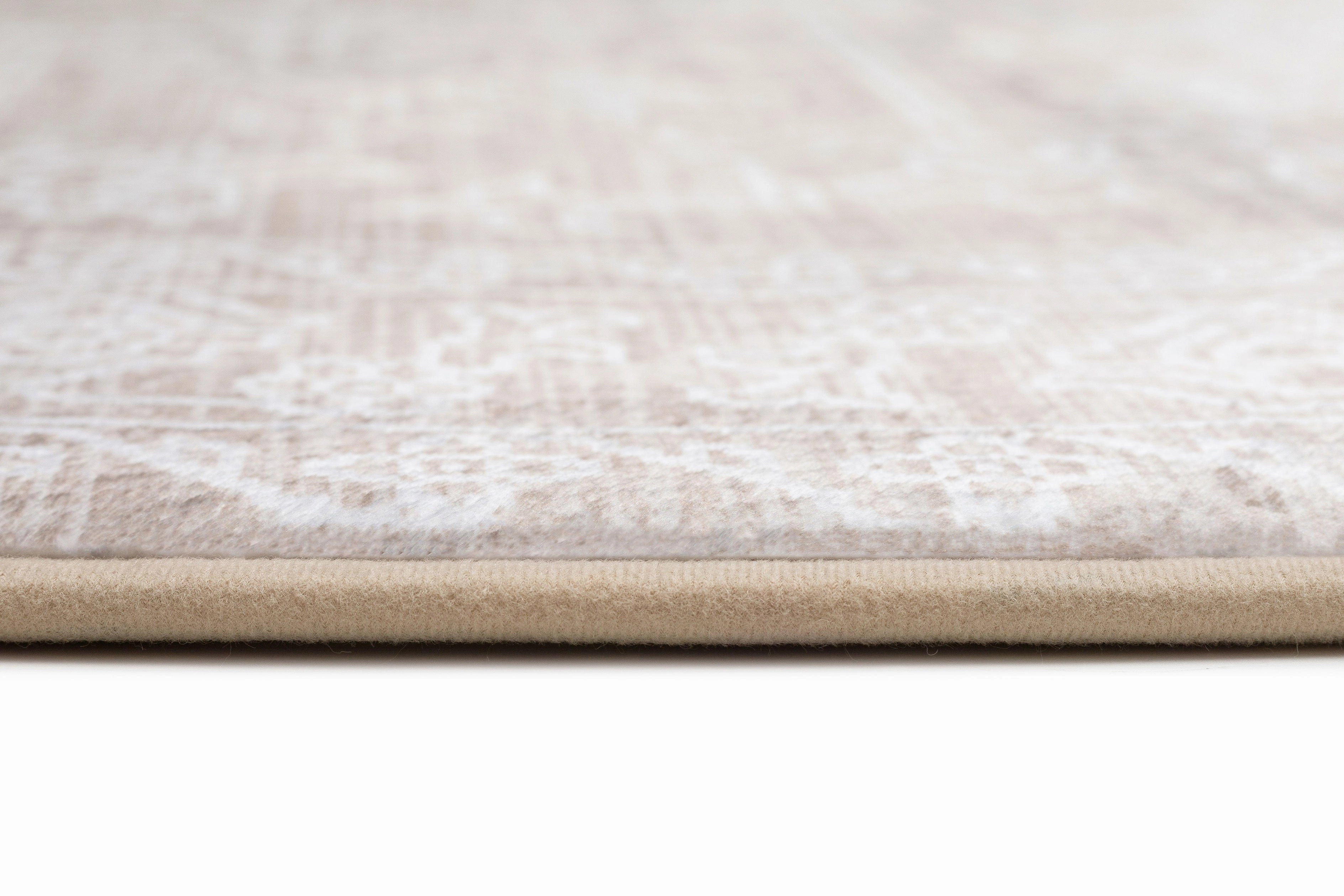 Neci Neutral Cream Plush Rollie Pollie Round Playmat