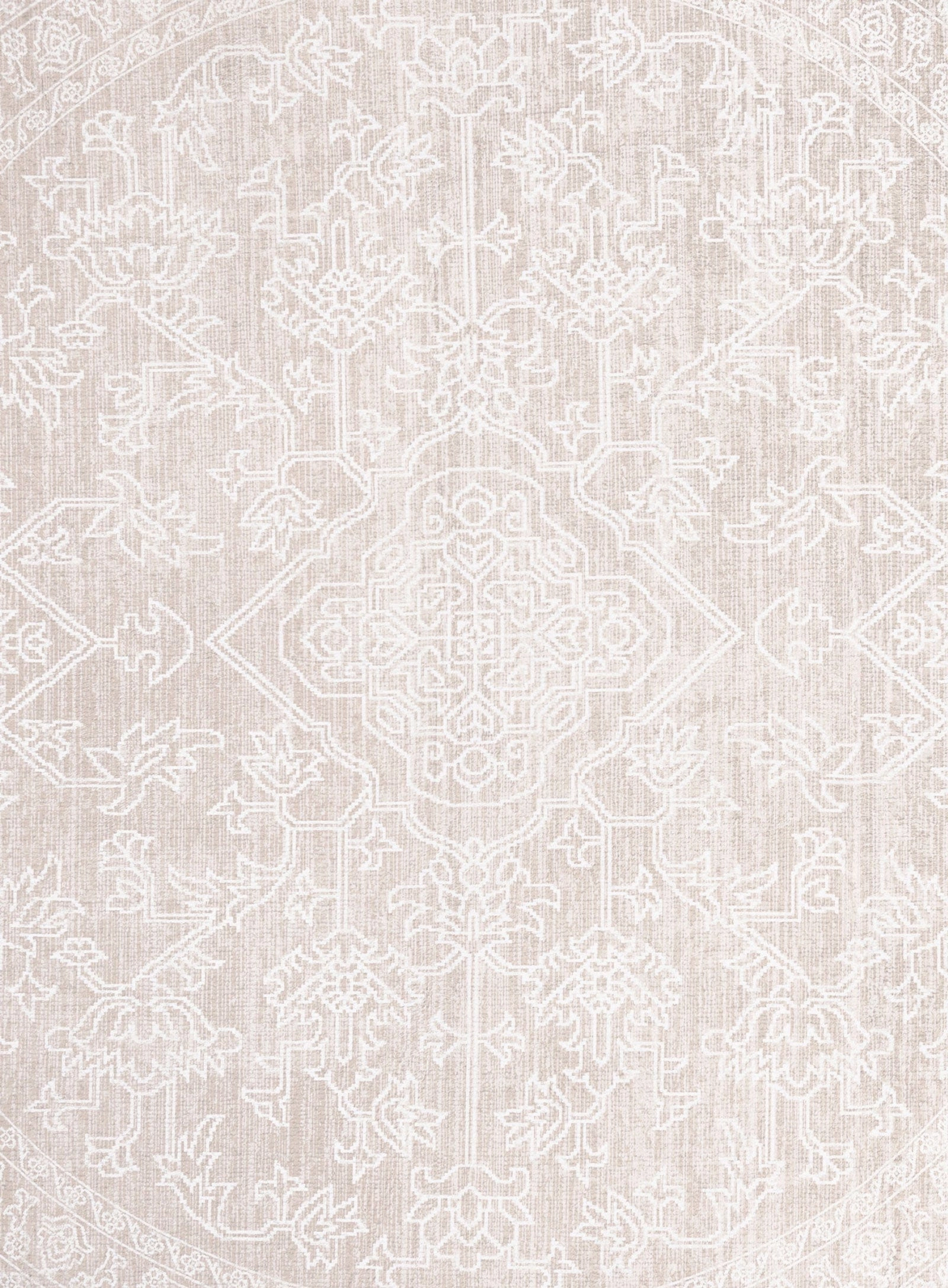 Neci Neutral Cream Plush Rollie Pollie Round Playmat