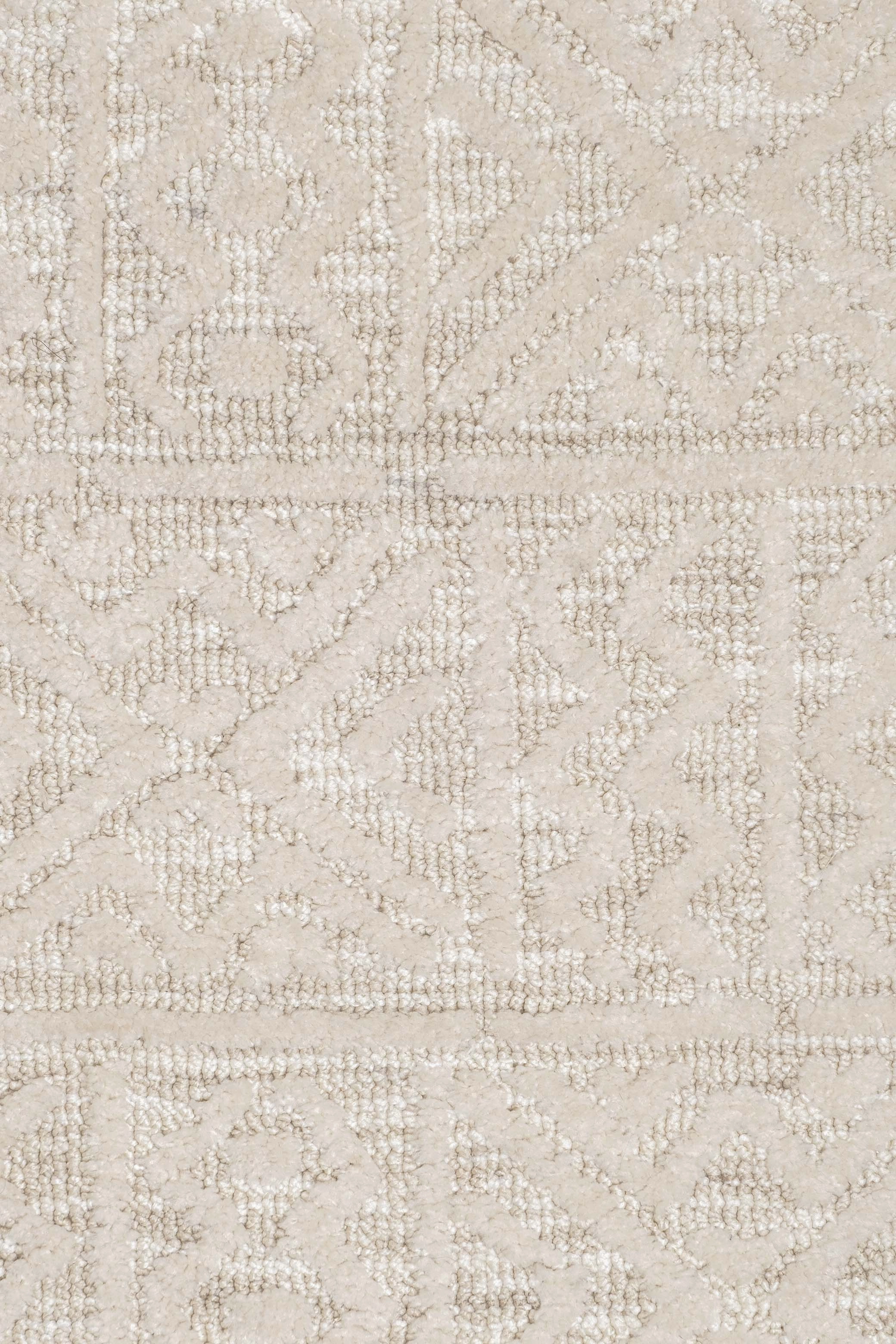 Neewa Beige and Ivory Tribal Transitional Rug