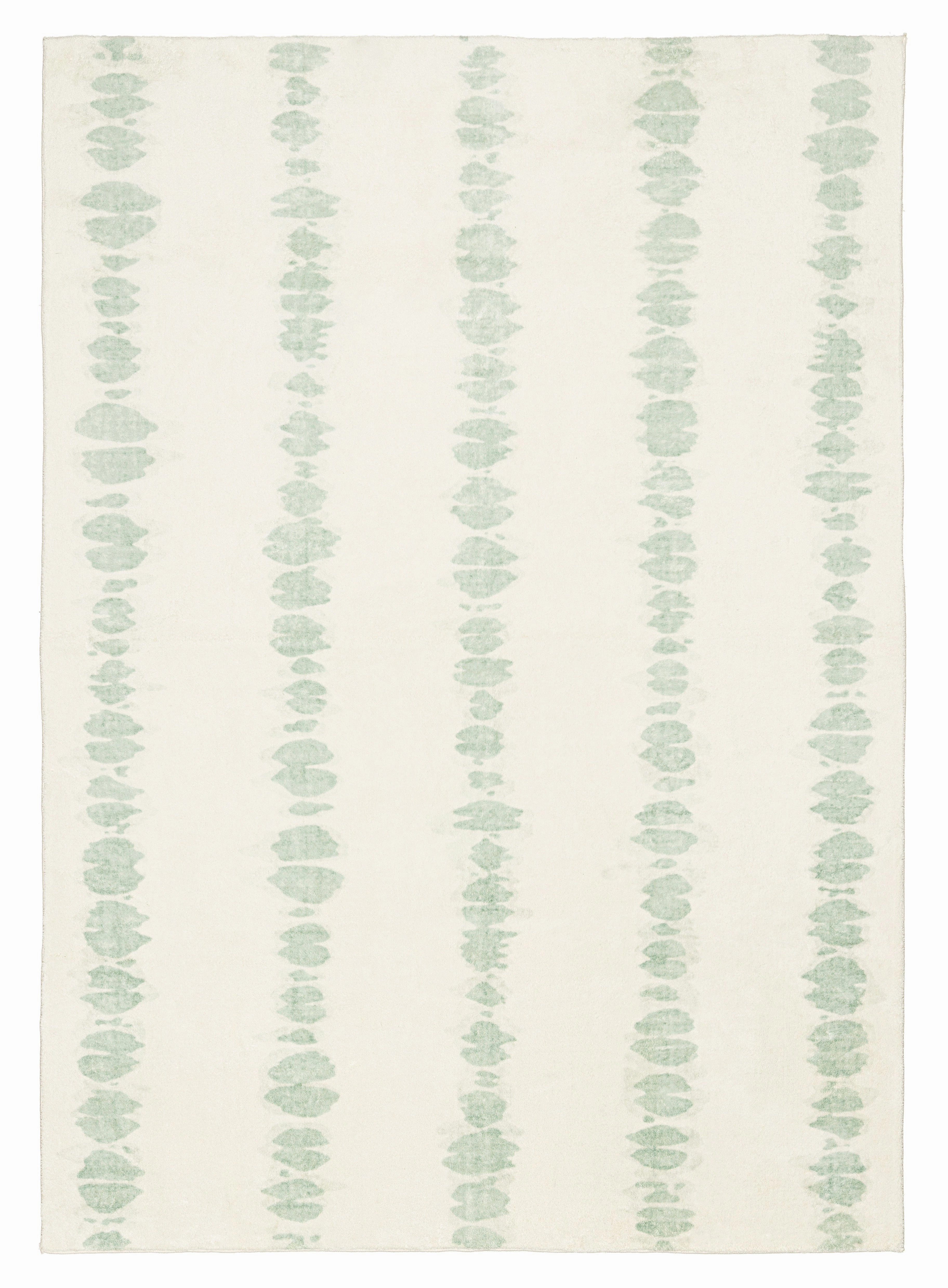 Nelia Mint Green Abstract Pattern Washable Rug *NO RETURNS UNLESS FAULTYmodern color block patchwork rug