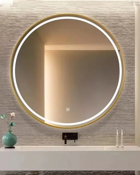 Neo Circle LED Wall Mirrornordic style wall decor