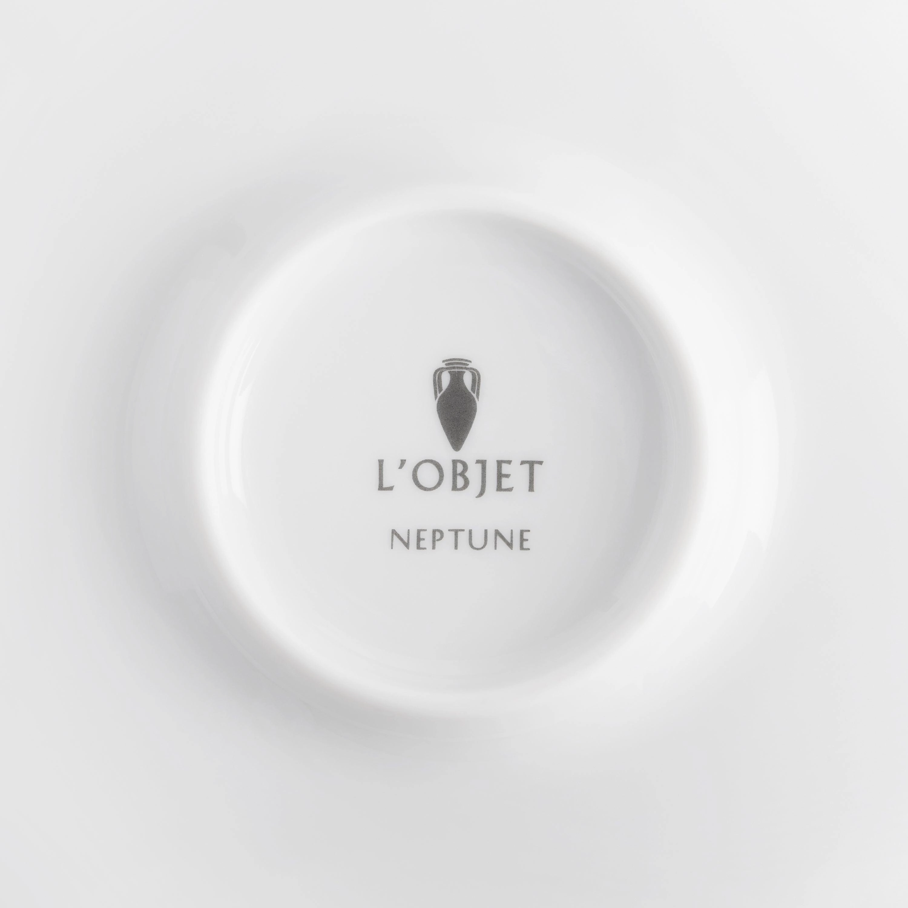Neptune Espresso Cup   Saucer - White