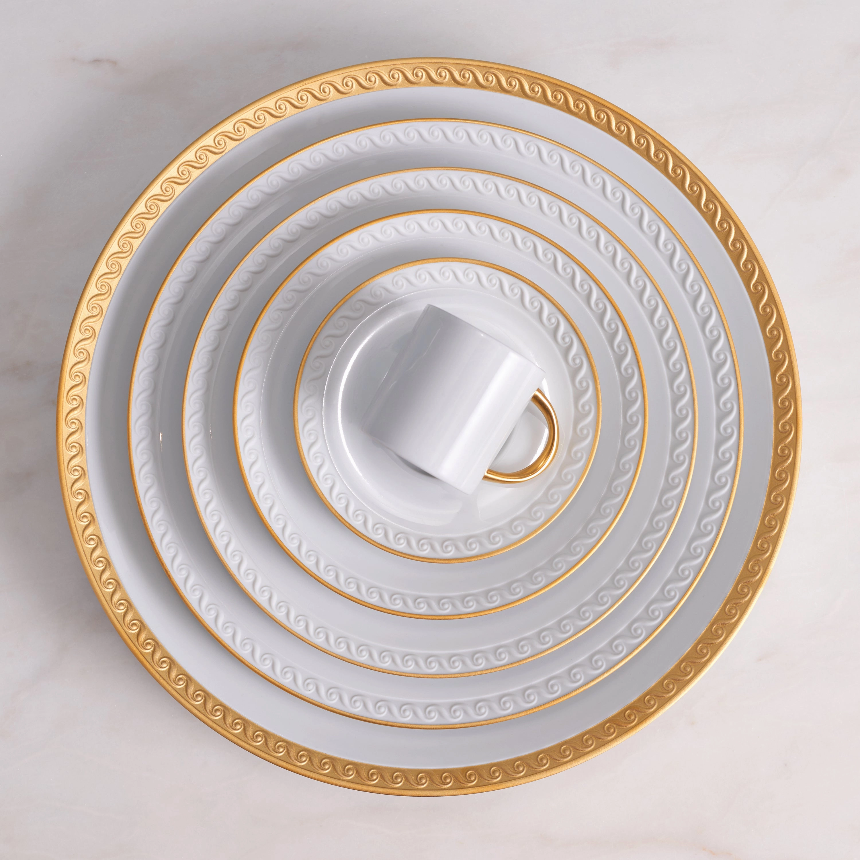 Neptune Espresso Cup   Saucer (Set of 2)