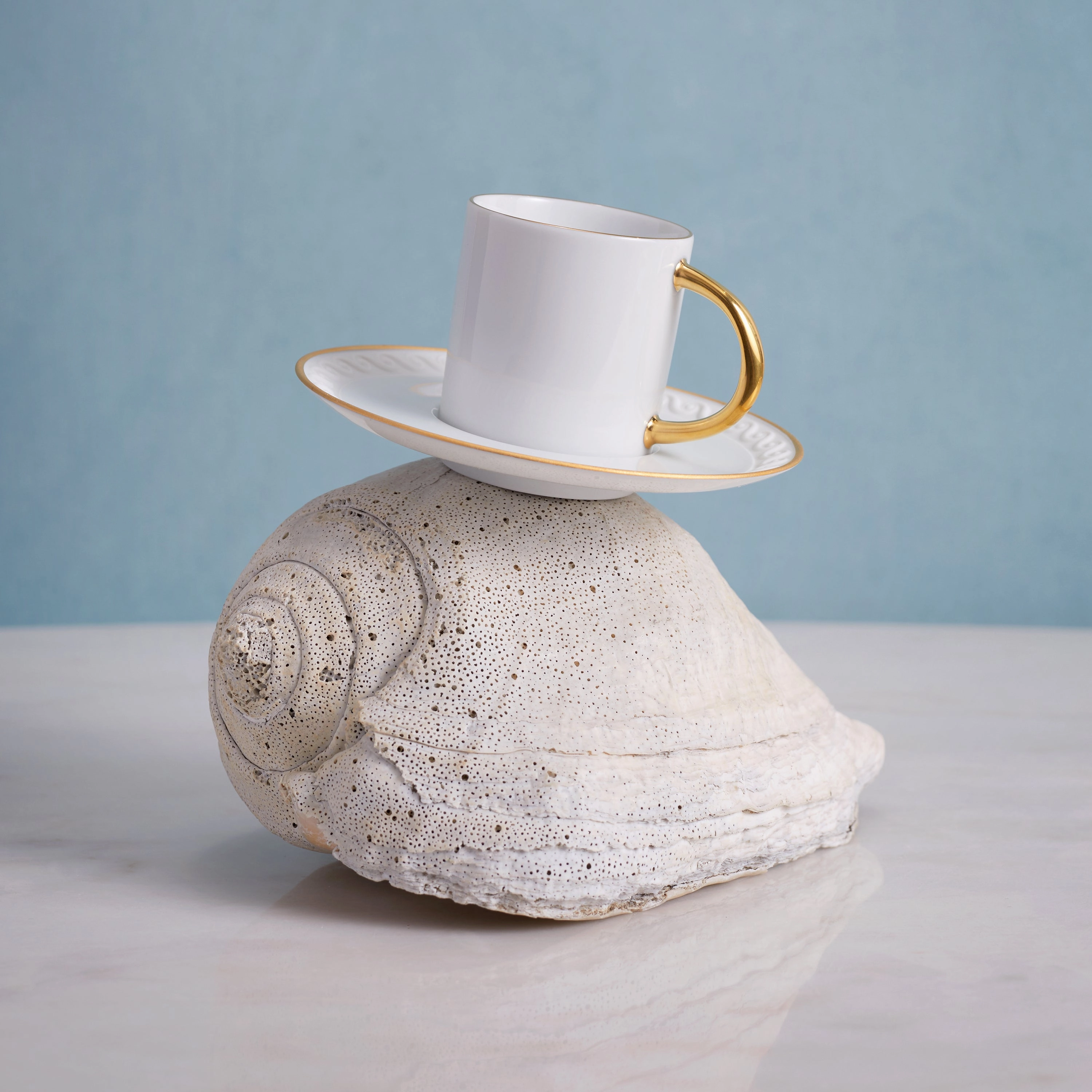 Neptune Espresso Cup   Saucer (Set of 2)
