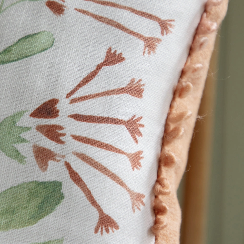 Neri Printed Cushion Terracotta