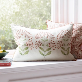 Neri Printed Cushion Terracottabedding sets ,throw blankets 