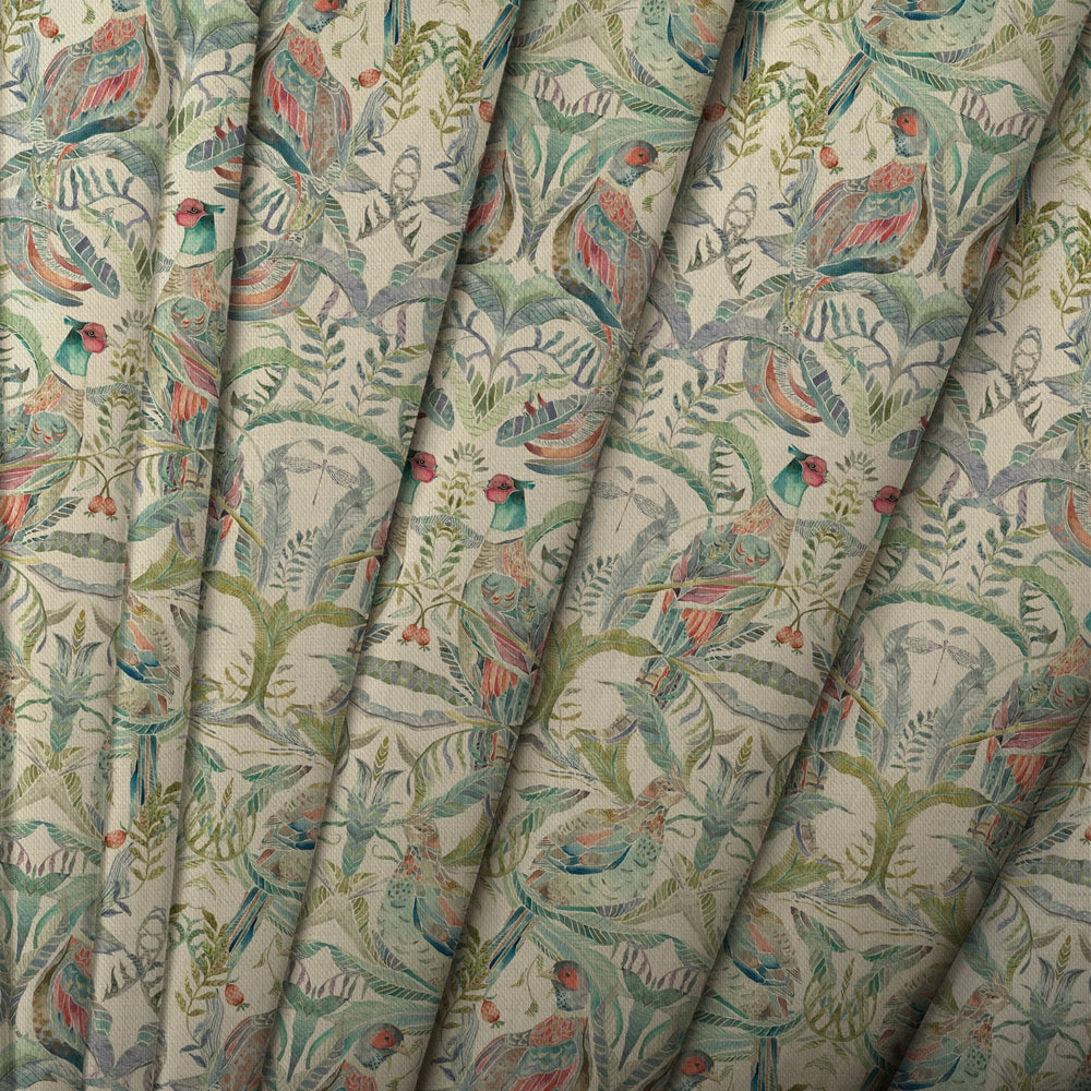 Netherton Printed Cotton Made to Measure Roman Blinds Pomegranate