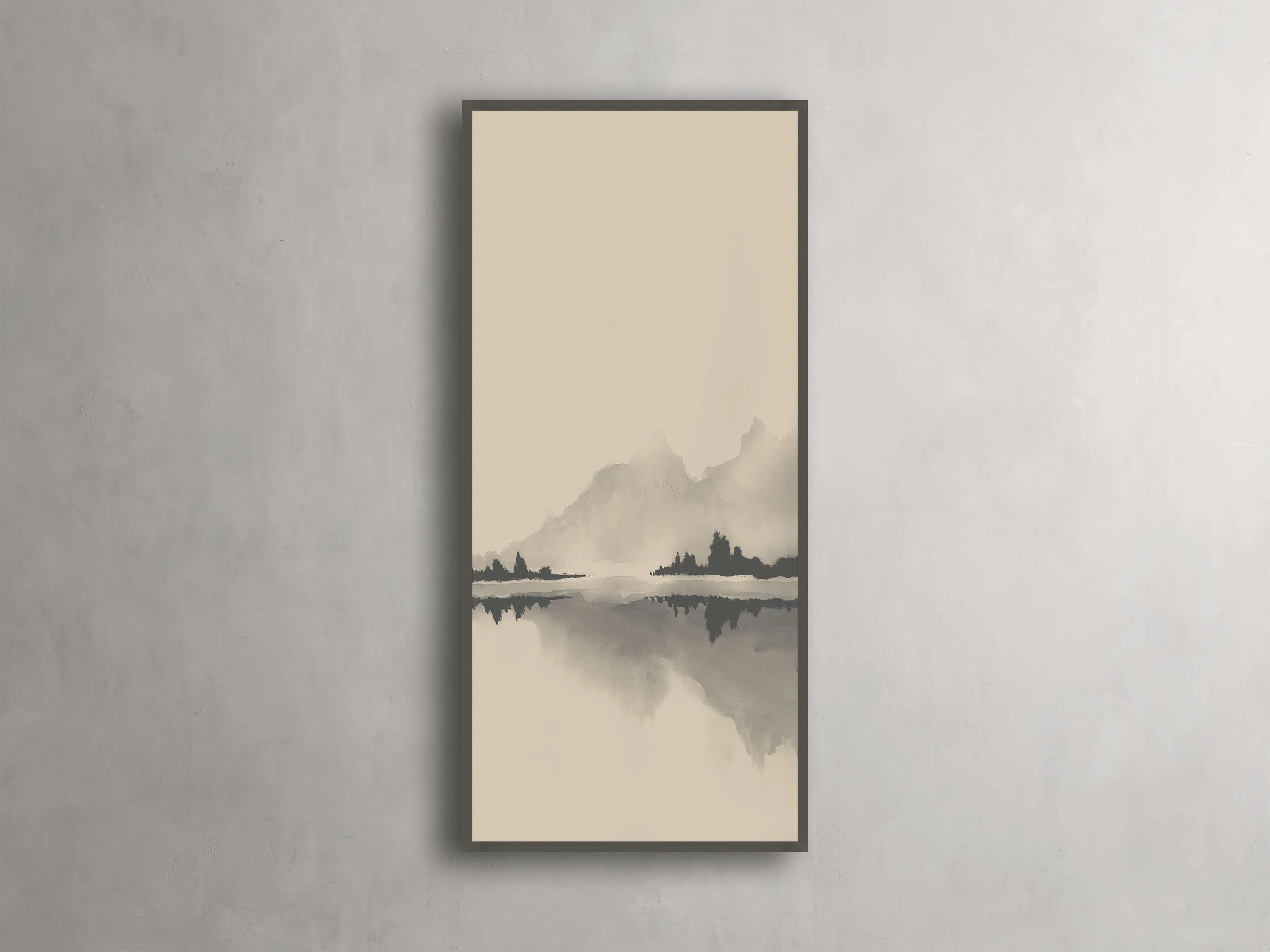 Neutral Horizon I Framed Printhome decor ,wall decor 