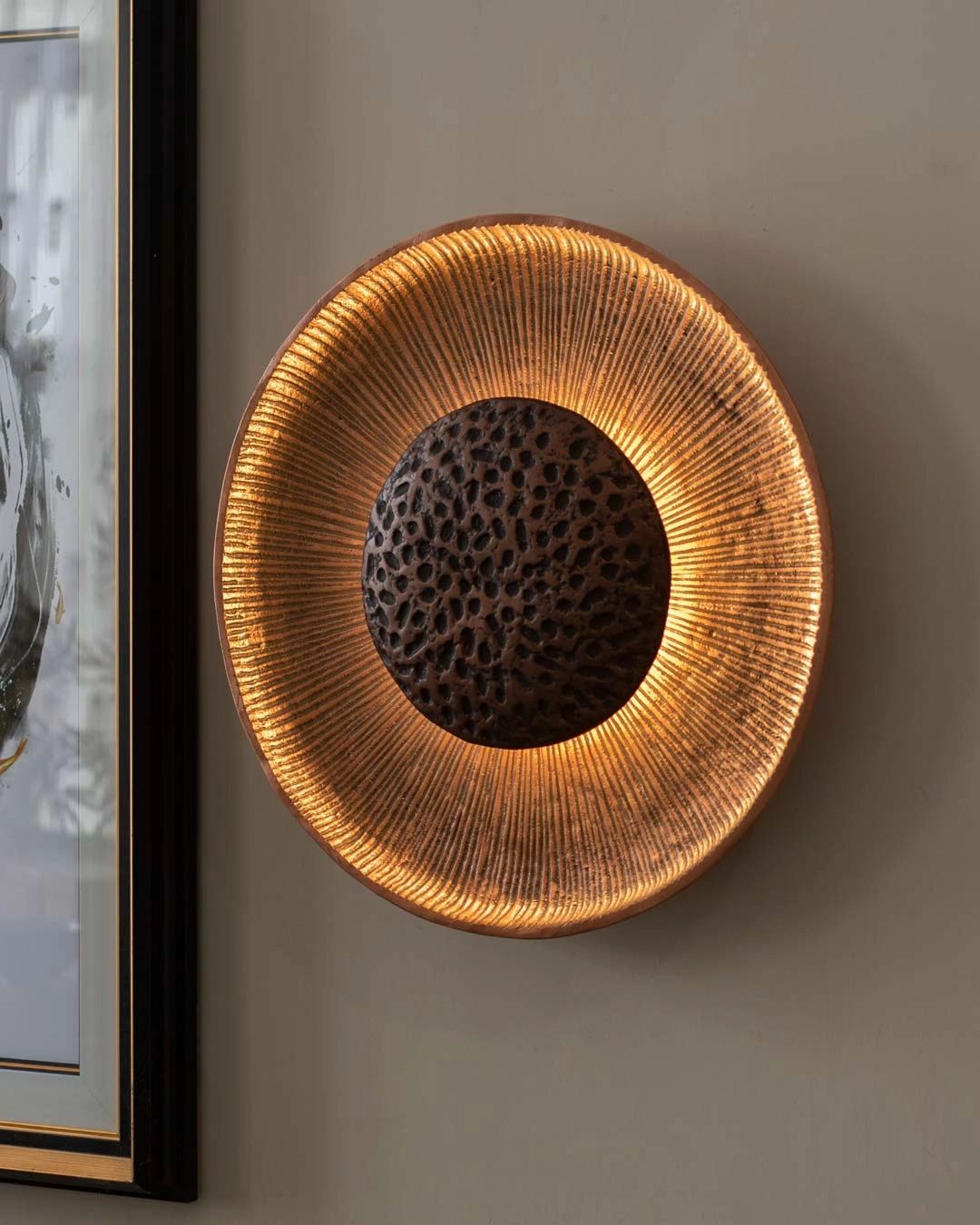 Nickel Copper Wall Light - Mediummodern wall lamp,smart wall lamp
