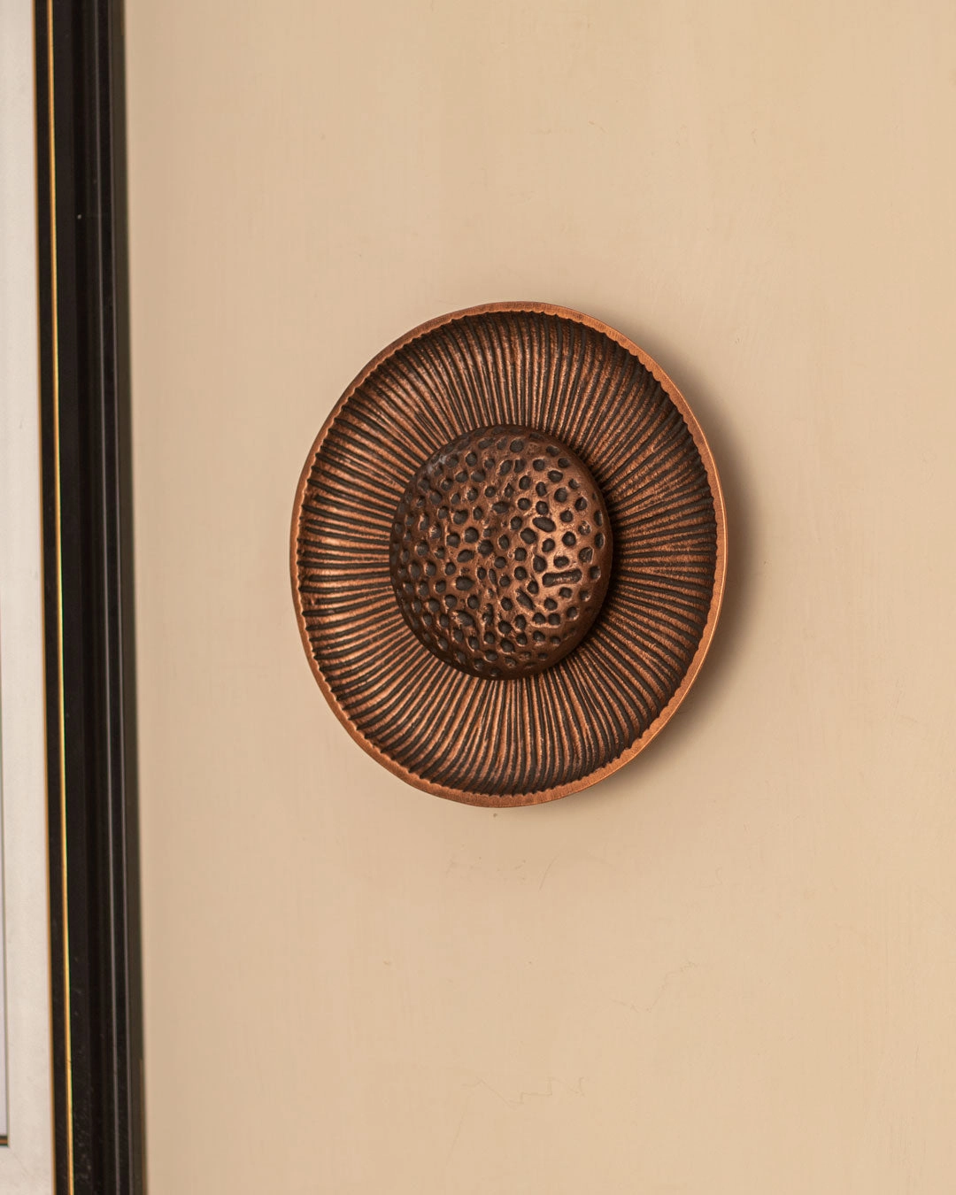 Nickel Copper Wall Light - Small