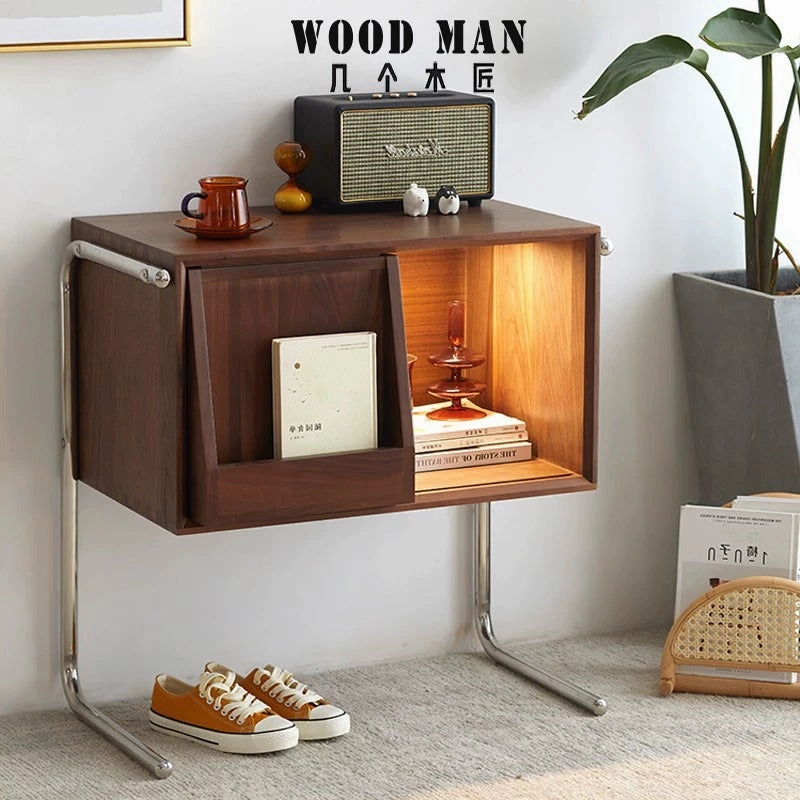 Nico Floating Shelf Side Table Cabinet