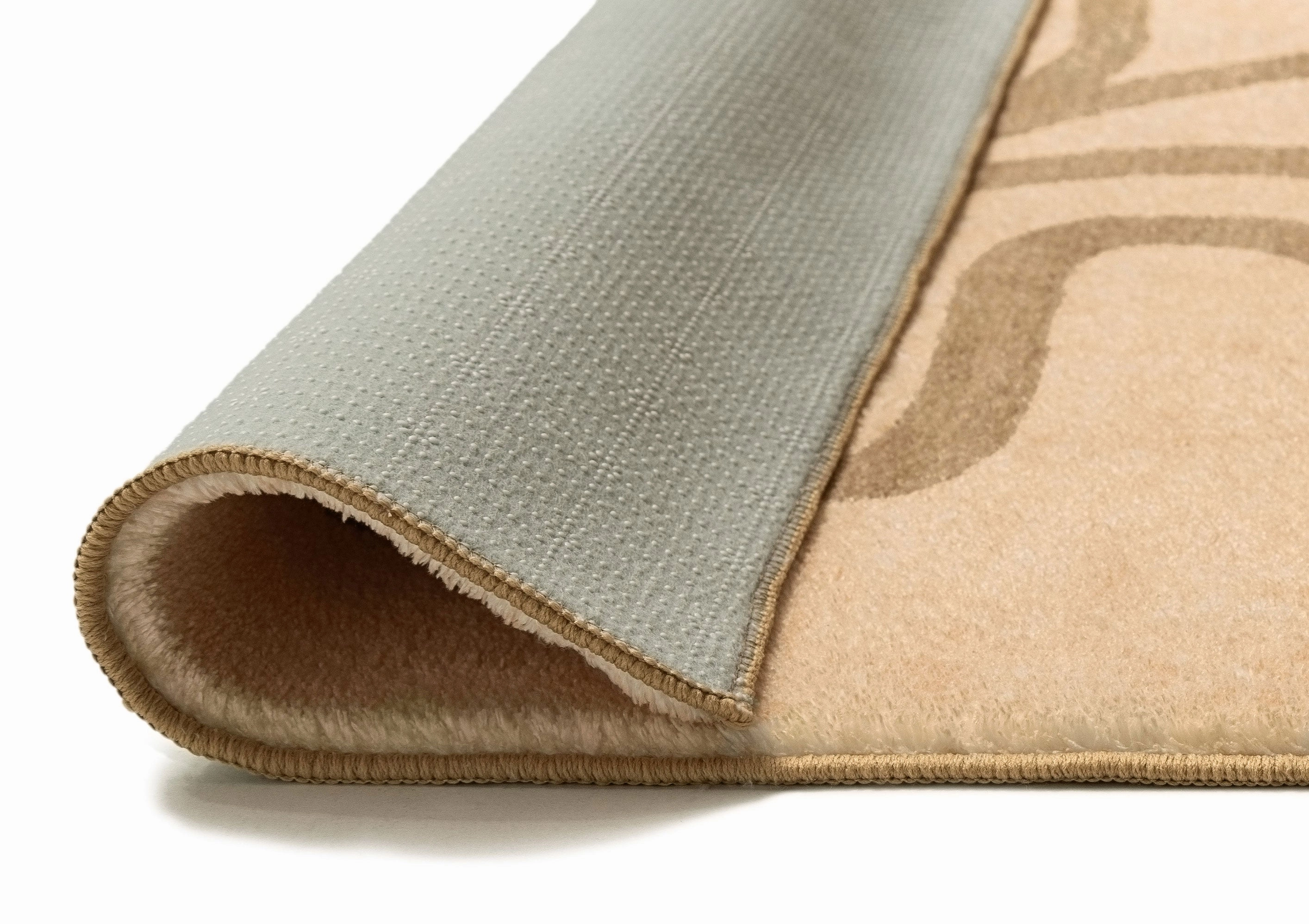 Nihal Beige Hand Drawn Washable Rug
