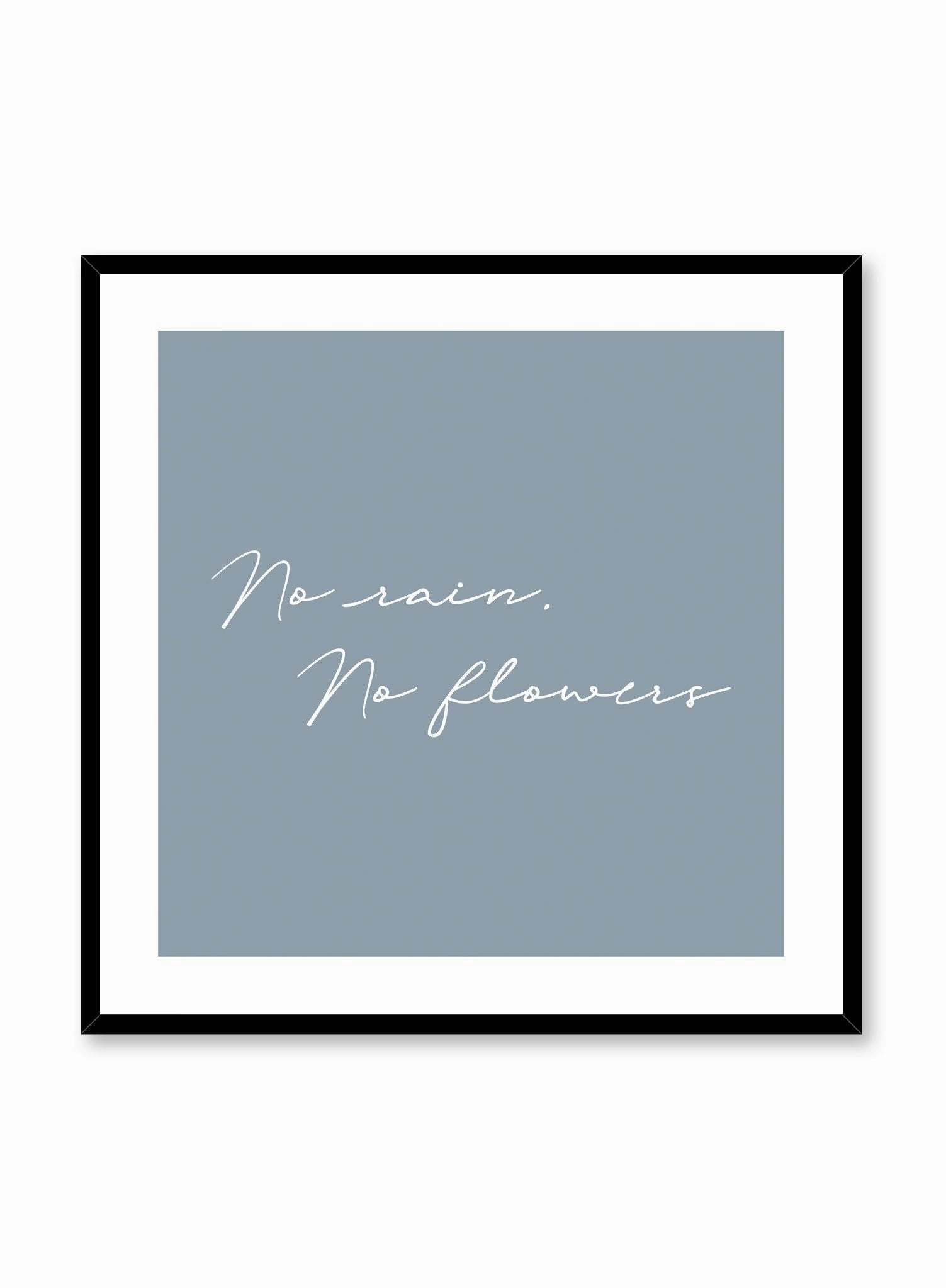 No Rain in Blue, Poster