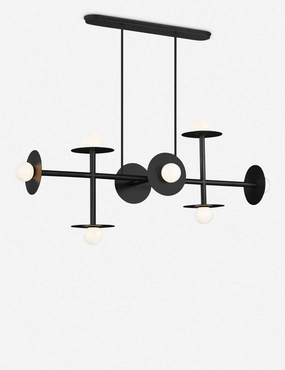 Nodes Large Linear Chandelier by Kelly Wearstlermodern chandelier,minimalist pendant light