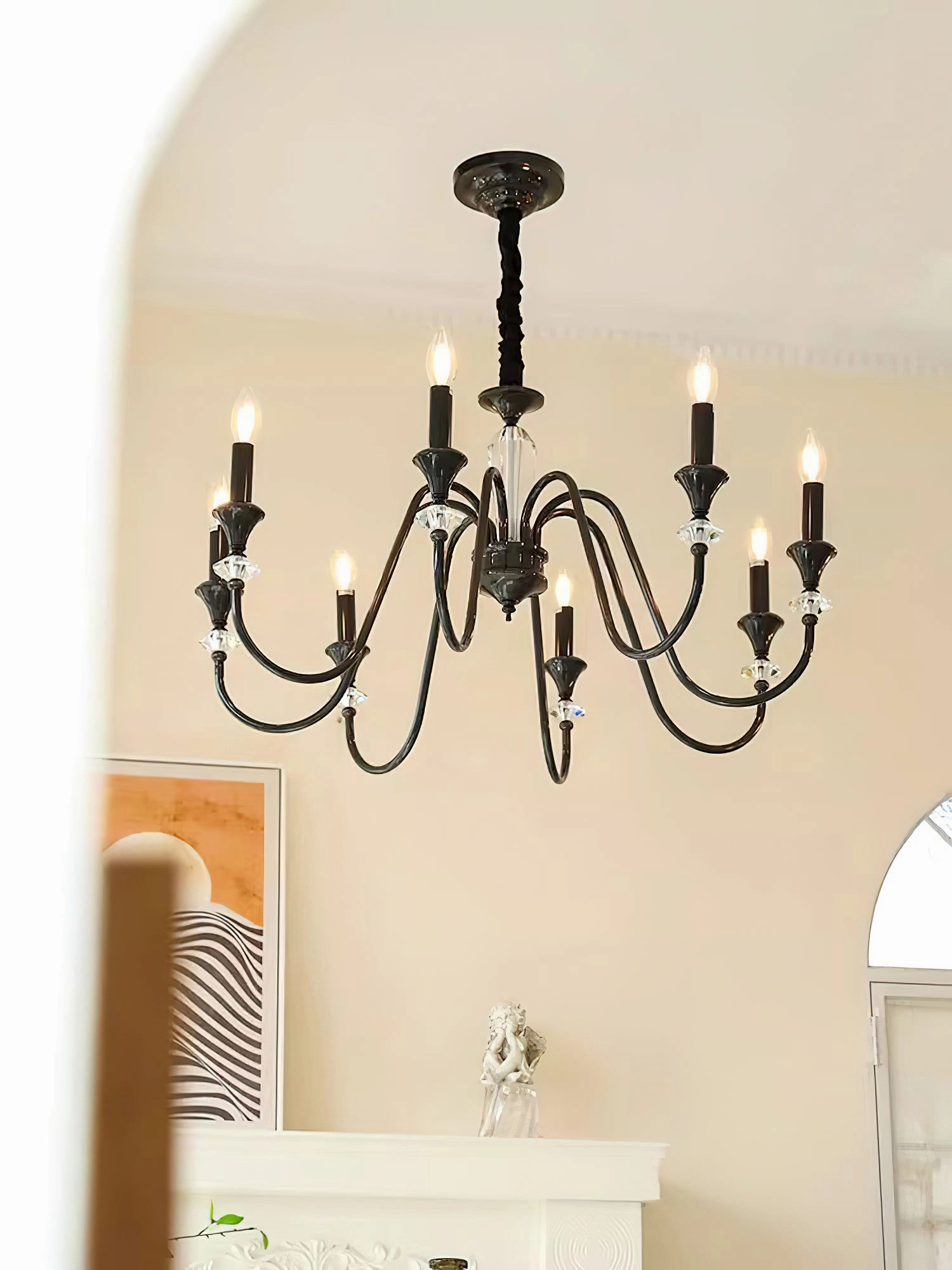 Noir Candelabra Chandelier