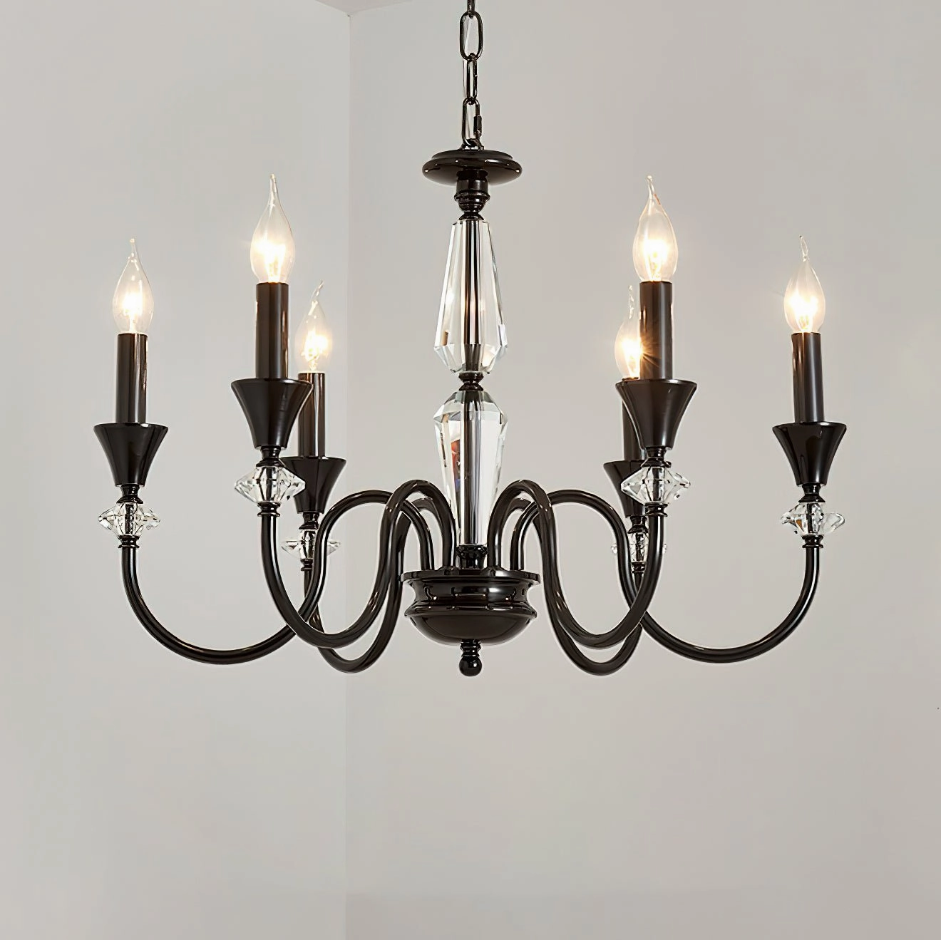 Noir Candelabra Chandelier