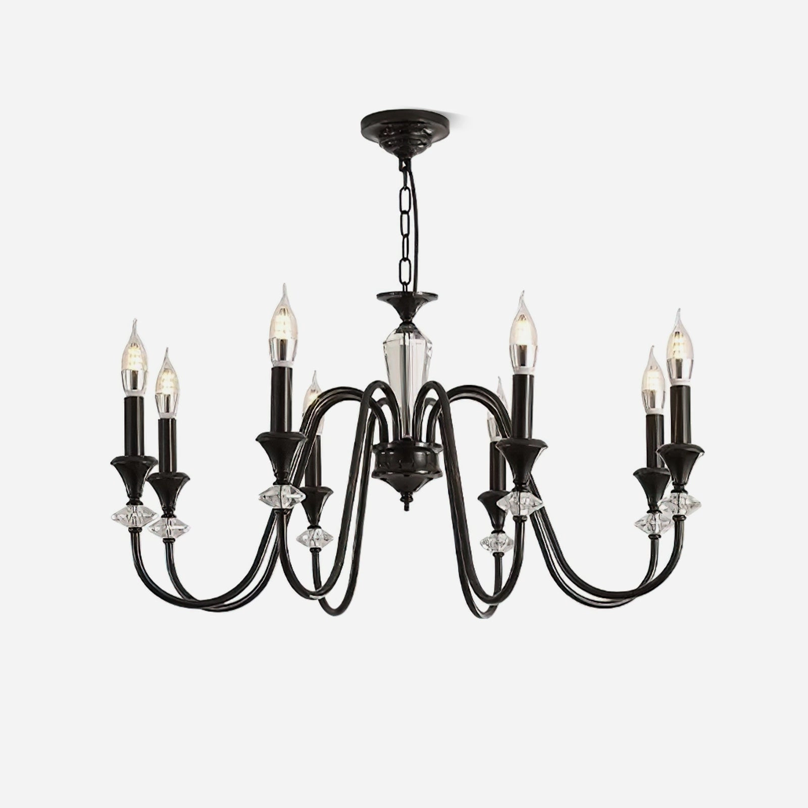 Noir Candelabra Chandelierrustic chandelier,bedroom chandelier 