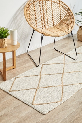 NOOSA 222 WHITE RUNNERhome decoration ,modern home decor 
