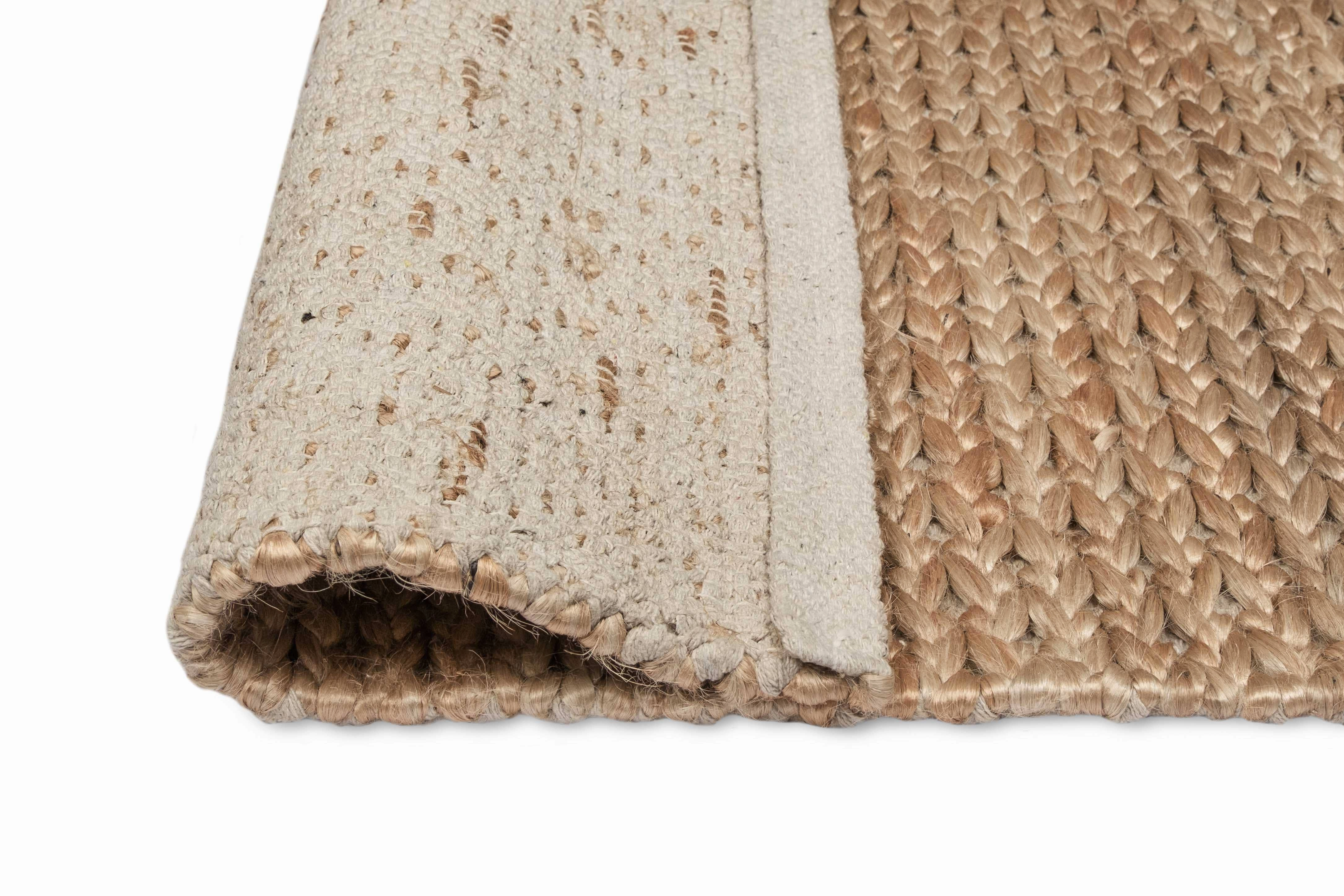 Nora Natural Tan Braided Jute Rug *NO RETURNS UNLESS FAULTY