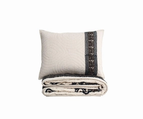 Nordic Trimmed Quilt   Sham Setbedding sets ,throw blankets 
