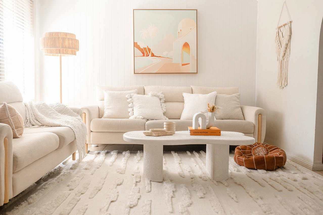 Norelle Neutral Textured Rug *NO RETURNS UNLESS FAULTY