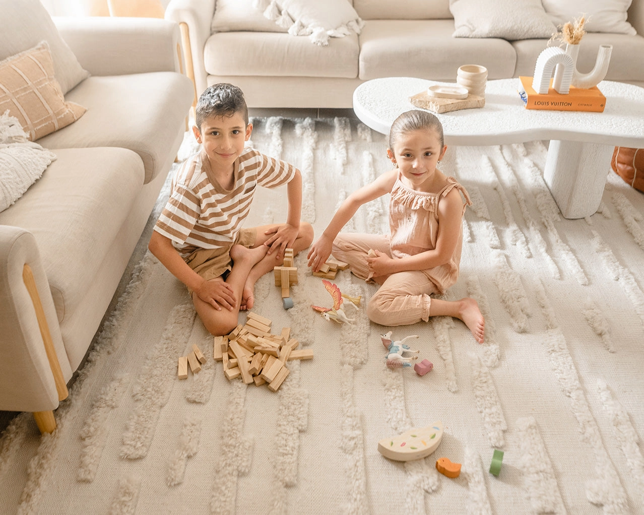 Norelle Neutral Textured Rug *NO RETURNS UNLESS FAULTY