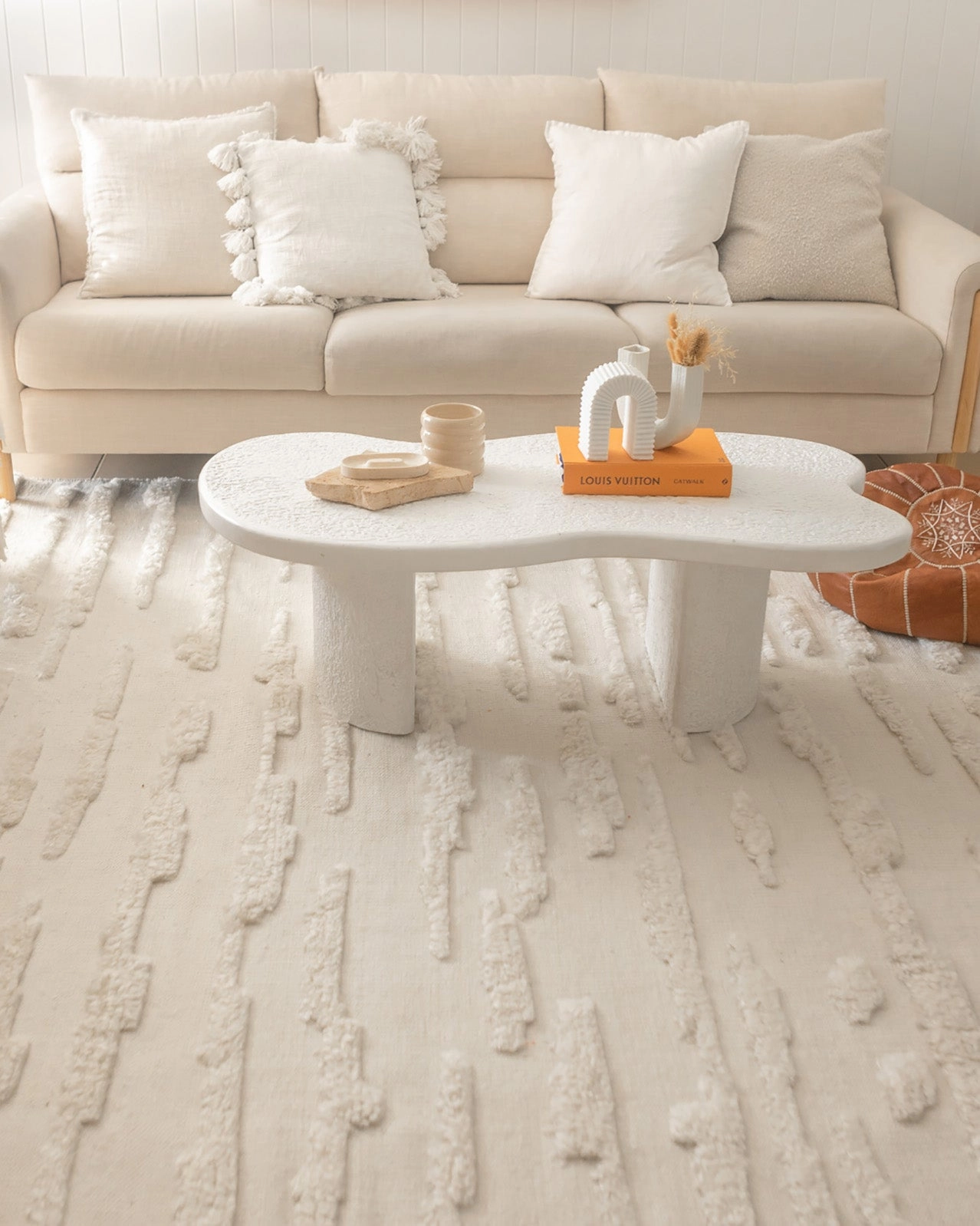 Norelle Neutral Textured Rug *NO RETURNS UNLESS FAULTY