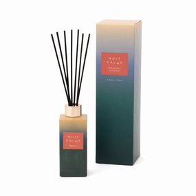 Nuit Calme Fragrance Diffuser Green (Wood & Citrus Scent)decorative vase ,Modern Ceramic Vase for Home Decoration 