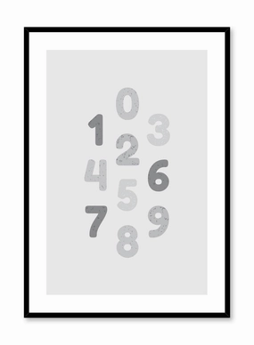 Numbers in Black, Posterpop culture themed posters
