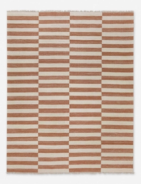 Nurae Rugmodern color block patchwork rug