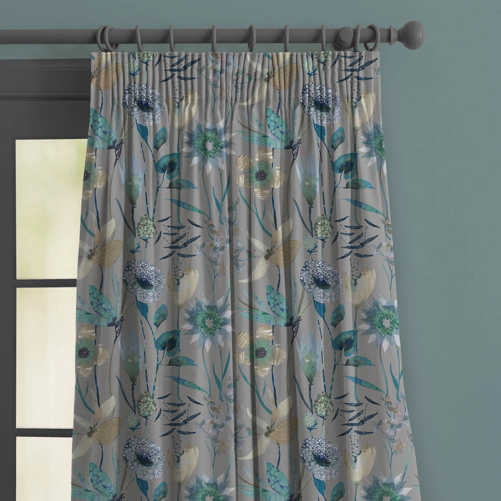 Oceania Printed Made to Measure Curtains Mineral