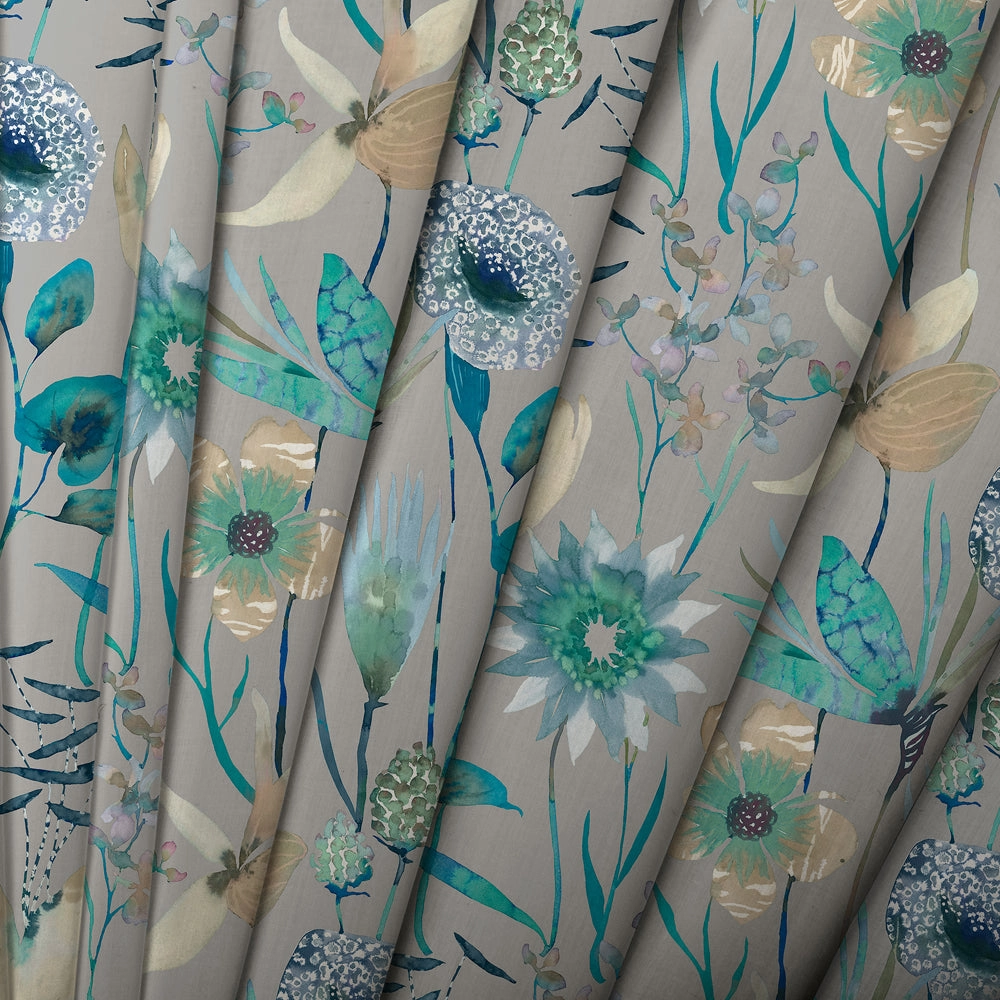 Oceania Printed Made to Measure Curtains Mineral
